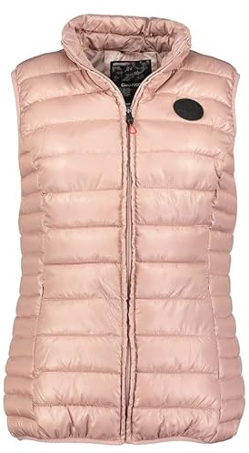 Geographical Norway Annecy Vest Basic Lady - Gilet Femme Chaude Matelassee Sans Manche-Automne Hiver Printemps Ete - Veste Manteau Chaud - Doudounes Manches Courtes Blouson