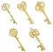 OSUWLSI Lot de 5 décapsuleurs en Forme de clé Vintage Cadeau Mariage invité - Une fête, Un Mariage, Un Banquet - Doré