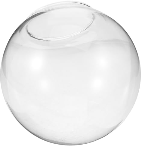 Artibetter Glas Lampenschirm Kugelglas Ersatz Glaskugel Hängelampe Ersatzglas Leuchtenschirm Lampenglas Kugel Lampe Ersatzschirm Pendelleuchte Schirm Tischlampe Außen Wandlampe