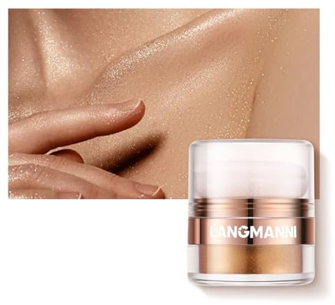 Highlight-Patting-Puder, schimmernder Highlighter-Puderstift für Gesicht und Körper, aufhellender, konturierender Hochglanz-Glitzerpuder Highlight-Make-up-Puder-Rouge (#2)
