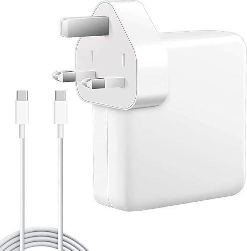 CHUNCAIL Mac book Pro Charger,61W TP-C Fast Charger Compatible With Macbook Pro 16, 15, 14, 13 Inch MacBook Air 13 Inch, iPad Pro and All USB C Device Included 2M USB-C to C Cable