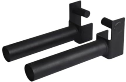 LOVIVER 2Pcs Wall Mounted Weight Plate Holders, Weight Plate Storage, Workout Equipment Space Saving Organizer Squat Rack Attachments