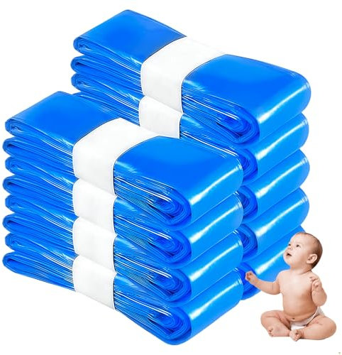 Nappy Bin Refills 9 Pack, Diaper Pail Refill Bags 4.5M, Refills Diaper Pail Disposal Sacks Holds, Compatible with Tommee Tippee/Angelcare/Twist & Click and All Others Models