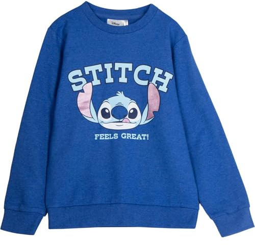 STITCH Sudadera sin Capucha Azul Oscuro - Marca EAN: 8445484520170 - Talla: 14 Años