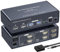 VEDINDUST KVM Switch Dual Monitor 4K60HZ Commutateurs Pour 2 Ordinateurs Partageant 2 Moniteurs et 4 Périphériques（USB C Ne Prend Pas En Charge Le Transfert Vidéo）