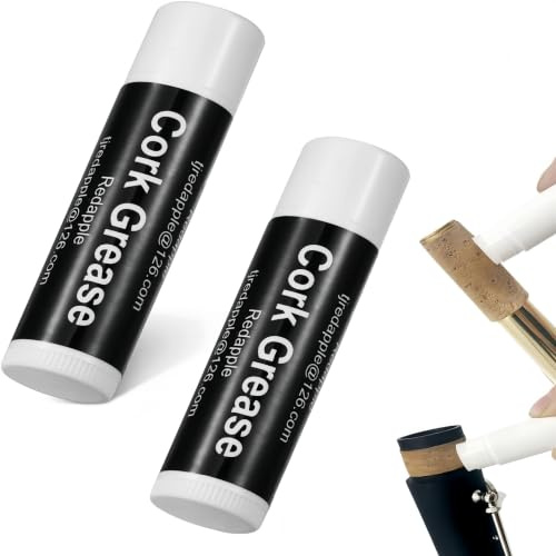 Dyiouxin Korkfett,Cork Grease,für Klarinette Saxophon Oboe Flöte Wind zubehör,Pfeifenreinigung und Pflegeprodukte (Schwarz)