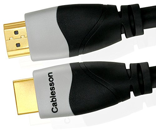 Cablesson Ivuna 2m High Speed HDMI Cable (HDMI Type A, HDMI 2.1/2.0b/2.0a/2.0/1.4) - 4K, 3D, UHD, ARC, Full HD, Ultra HD, 2160p, HDR - for PS4, Xbox One, Wii, Sky Q. For LCD, LED, UHD, 4k TVs - Black
