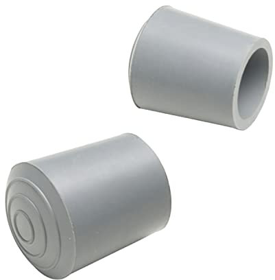 Wolfpack Linea Profesional 05330150 Taco Goma para Andador 25 mm. Gris Bolsa 100 Unidades
