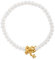 Drachenfels Armband mit Süßwasserperlen und Frosch in Echtsilber goldplattiert/Kollektion Froschkönig/Elegantes Damenarmband/Designer-Schmuck/D FR 81/AGG