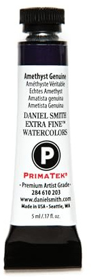 Daniel Smith Extra Fine Watercolor Paint, 5ml Tube, Amethyst Genuine, 284610203, 0.17 Fl Oz (Pack of 1)