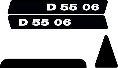 Deutz D5506 Aufkleber Logo Emblem Sticker Label lang