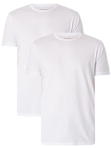 Edwin Doppelpack kurzen Ärmeln t-Shirt White XL