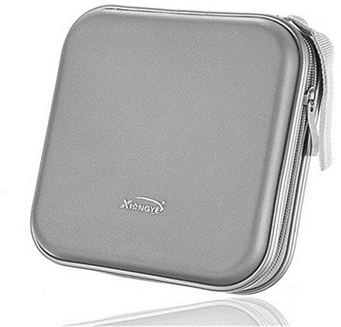 DUBENS 40 Disc CD DVD VCD DJ Storage Media Holder Case Box Carry Case Hard Case Grey