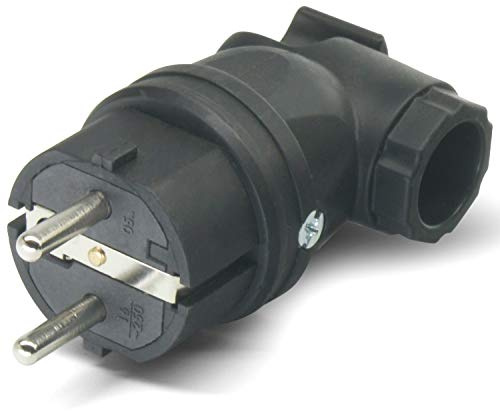 Fiche coudée SK 230 V/16 A IP44 en caoutchouc solide. PCE