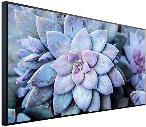 Ecowelle Infrarotheizung mit Bild | 750 Watt | 60x120 cm | Infrarot Heizung| | Made in Germany| a 57 Echeveria