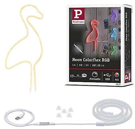 Paulmann Neon Colorflex USB Strip RGB 1m inkl Kabe