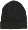 SHIPITNOW Schwarze Herren oder Damen Wintermütze Einfarbig - Basic Strickmütze ohne Bommel - 100% Acryl Beanie- Einfaches und klassisches Mützen ohne Marke - Einheitsgröße