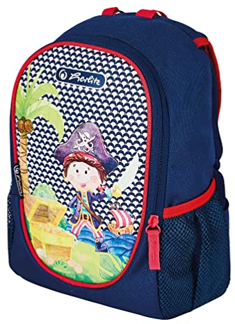 herlitz 50038107 Kindergartenrucksack Rookie, Pirate, 1 Stück