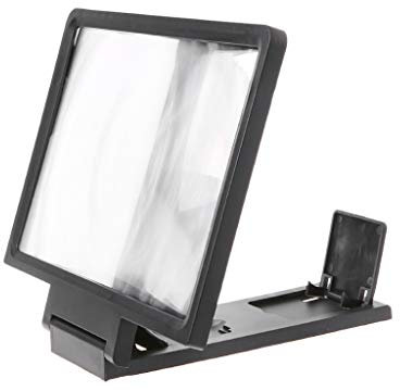 Ocobudbxw Magnifier NEW 3D Screen Amplifier Mobile Phone Magnifying Glass HD Stand For Video Folding Screen Enlarged Eyes Protection Holder