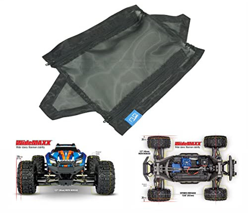 Raidenracing Protection de châssis pour Traxxas 1/10 V2 Maxx Wide MAXXX – Résiste aux rochers, à la boue, au sable, aux feuilles de neige