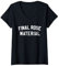 Damen Final Rose Material Shirt, Bachelor und Bachelorette Shirt T-Shirt mit V-Ausschnitt