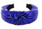 axy Breiter Haarreif mit Knoten Metallicfarbe - Damen Haarreifen in Metallic-Optik Stirnband Haarschmuck HR35G (Blau)