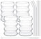Vasos de Vidrio Acanalados con Pajitas, Vasos de Bebidas con Forma de Onda con Pajitas, Vasos de Vidrio con Burbujas en Forma de Onda, Vasos Ondulados, Vasos de Café Helado, Vasos de Cóctel(#4)