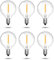 TobeBright 1W G40 Glühbirne LED, E12 Mini Globus Lichterkette Außen Ersatzbirnen Super Warmweiß 2200K LED Edison Fadenlampe,10W äquivalente Glühlampe - nicht Dimmbar -6er Pack