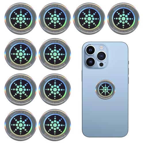 10 Stück Strahlenschutz Handy Aufkleber, Aufkleber Strahlung Abschirmung Sticker, Handy Strahlenschutz Aufkleber, EMF Strahlenschutz Handy Aufkleber, Für Computer,Radio,Laptop,Tablet-Pc,Fernseher