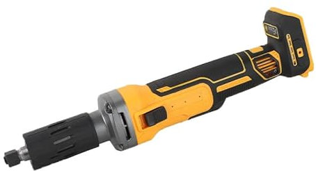 Smerigliatrice senza fili compatibile con batteria Dewalt da 20 V, smerigliatrice elettrica dritta senza spazzole con mandrino da 3 e 6 mm e 4 velocità regolabili per smerigliatura, lucidatura e