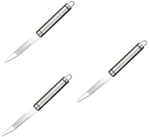 PRETYZOOM 3 Pz pela arancia pelatutto multifunzione pelapatate multifunzione spremiagrumi spremiagrumi di frutta strumento per sbucciare la casa pelapatate manuale Acciaio inossidabile