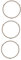 POPETPOP 3pcs Microwave Accessories Turntable Microwave Roller Ring Lightbulb Microwave Accessories Microwave Plate Replacement Microwave Circle Switches Spinner Abs Brown