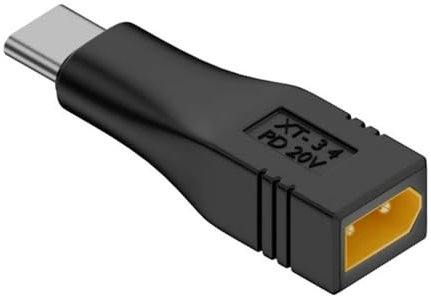 Xiwai 100 W 20 V 5 A PD Typ-C-Stecker-Eingang auf XT30-Stecker-Ausgang SC100-Protokoll-Schnellladeadapter für RC-Lipo-Akku-Quadcopter