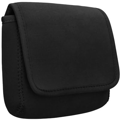 kwmobile Kabeltasche Kabel Organizer Tasche - Neopren Reise Pouch 16 x 12 cm - Travel Organizer - Kabeltasche Reiseutensilien - Tech Bag in Schwarz