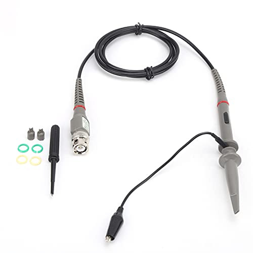 RASTKY Sonda di Prova P6100 Oscilloscopio - Sonda 1x/10x 100MHz con Test di Accessori Premium