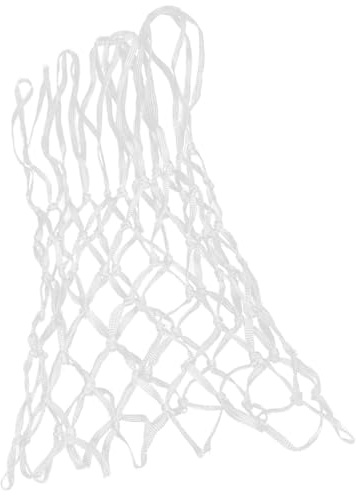 Weißes Basketballnetz in Standardgröße 12 Zoll aus Nylon, Robust
