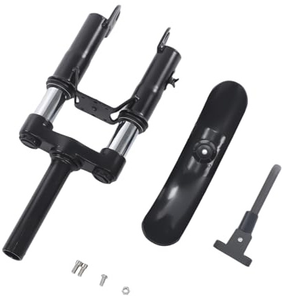 LKHDONG Set di ammortizzatori per scooter elettrico, forcella anteriore per Xiaomi M365/1S/Pro/ Pro2/Mi3, in lega di alluminio, ammortizzatori con supporto e parafango