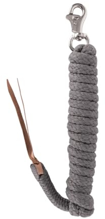 Bodenarbeitsseil Bullsnap, Robustes Seil für Bodenarbeit mit massivem Bullsnap und Lederklatsche