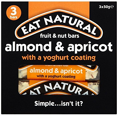 Eat Natural Yoghurt Coated Almond & Apricot Bars (3x50g) - Pack of 2