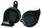 HELLA 3FH 011 225-831 Fanfare - HELLA ESSENTIAL HORN TE20 SET - 12V - 110dB(A) - 400Hz-500Hz - Hochton-Tiefton - elektrisch - ECE - Gehäusefarbe: schwarz - Menge: 2