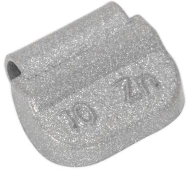 Sealey WWSH10 10G Wheel Weights Hammer-On Zinc for Steel Wheels - Pack of 100