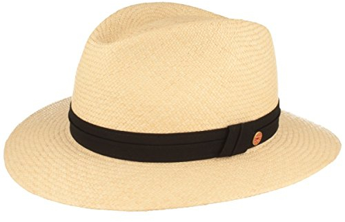 Mayser Orginal Panama-Hut | Stroh-Hut | Sommer-Hut aus Ecuador – Traditionell Handgeflochten, gefüttertes Schweißband, Bruchschutz Natur 60