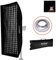 GODOX 50cm x 130cm Flash Studio Softbox avec Sac de Transport avec Bowens Mont pour Flash Speedlite Portrait Produit Photographie (50cm x 130cm)