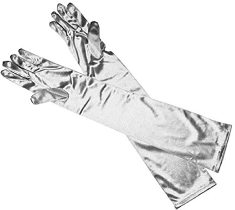 L&L® LADIES LONG 23 OPERA EVENING SATIN FINGER GLOVES PARTY DRESS PROM