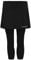 HEAD Damen Club 3/4 Tights W Skorts, Schwarz, L EU