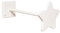 BioKinder Betthimmel-Halter Stern Himmelstange Netzhalterung Betthimmel Halterung aus zertifiziertem Massivholz Kiefer Naturweiß lasiert, L 44 cm