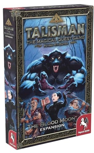 Pegasus Spiele , Talisman: The Blood Moon Expansion , Board Game , Ages 13+ , 2-6 Players , 90 Minutes Playing Time