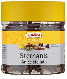 Kotanyi Gourmet Sternanis ganz | süßlich-würziger, lakritz ähnlicher Geschmack, 400 ml