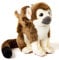 Uni-Toys - Totenkopfaffe mit Baby, sitzend - 19 cm (Höhe) - Plüsch-AFFE, Äffchen - Plüschtier, Kuscheltier