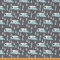 Camper Stoff Meterware Camping Thema Stoff Meterware Kinder Karikatur Wohnmobil Auto Drinnen Draußen für Jungen Geschenk Polster und Akzente Zu Hause Diy Craft Patchwork Grau 92 x 150 (HxB)